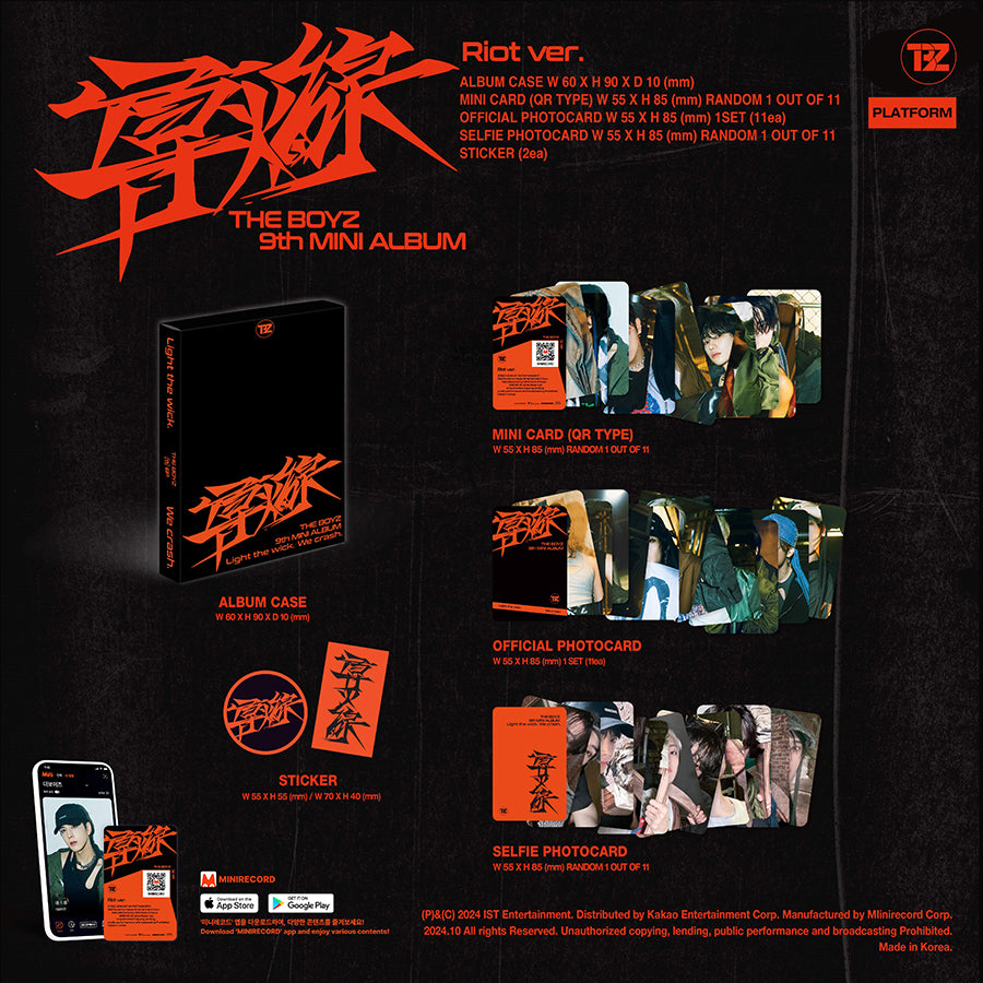 The Boyz - Trigger Album Platform Version Inclusions