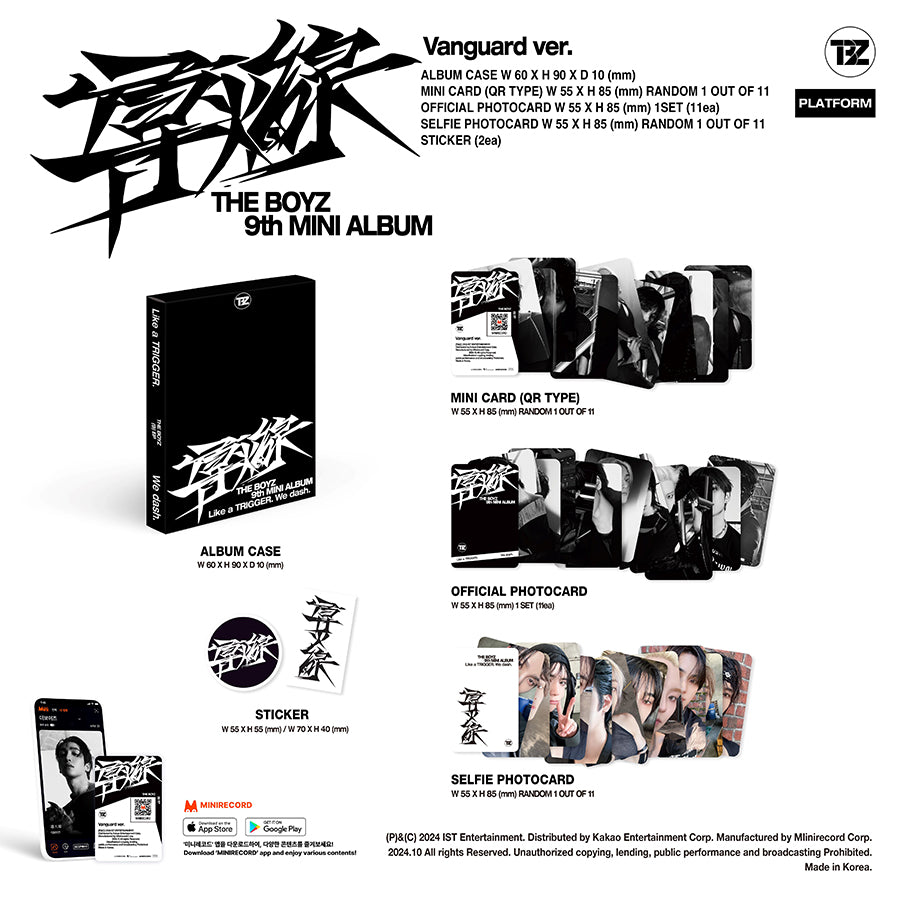 The Boyz - Trigger Album Platform Version Inclusions