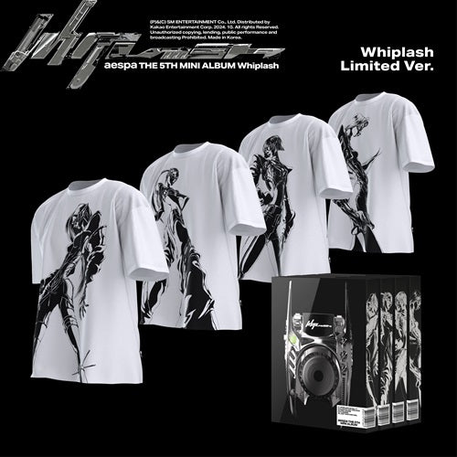 Aespa - Whiplash Album Limited T-Shirt Version