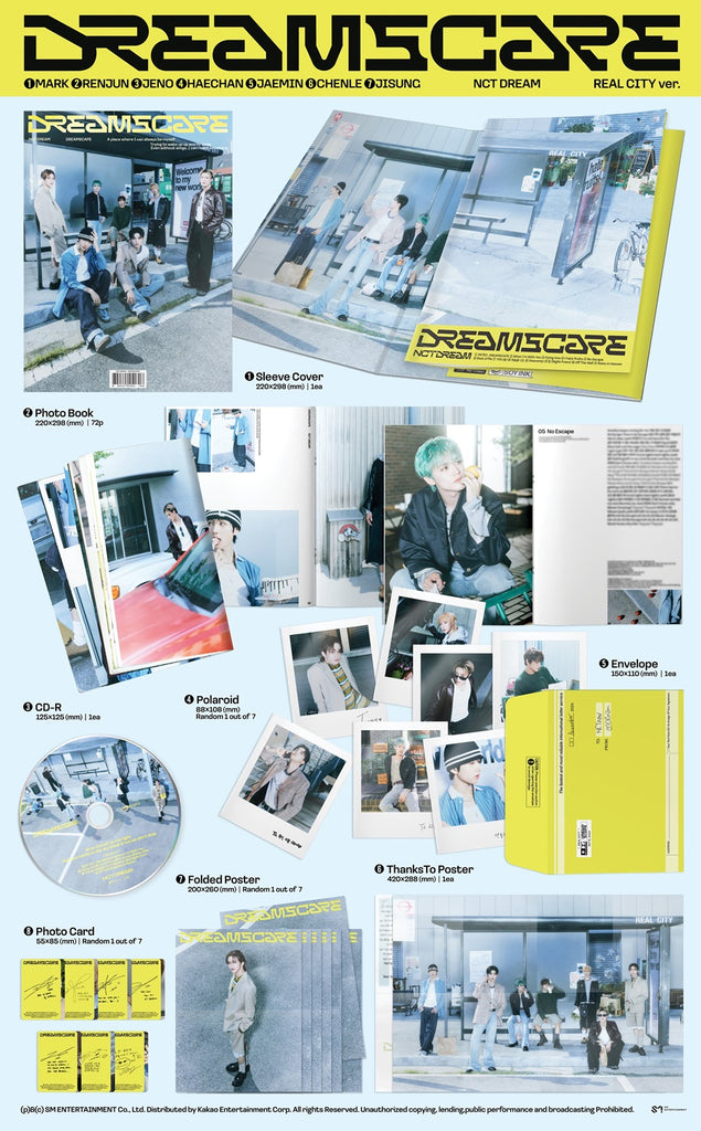 NCT Dream - DreamScape Album Real City Version Inclusions