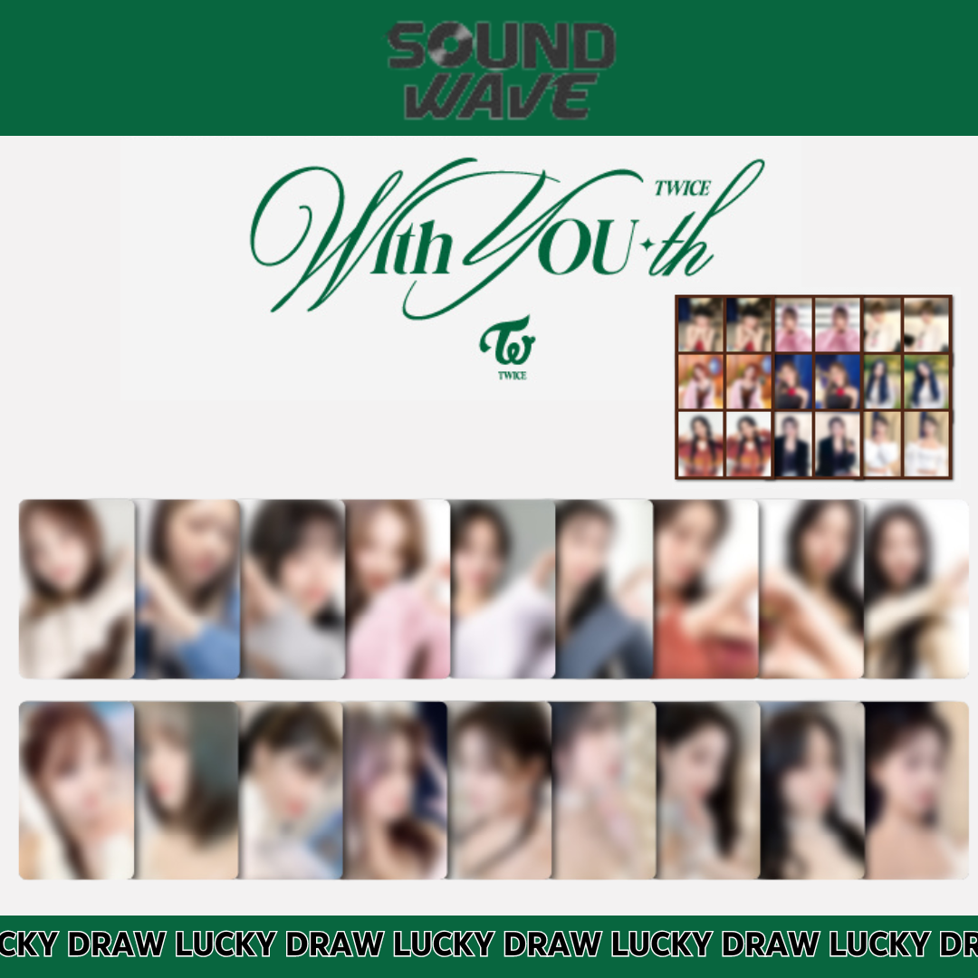 (PRE ORDER) TWICE - With You-th Soundwave Lucky Draw (member choice)